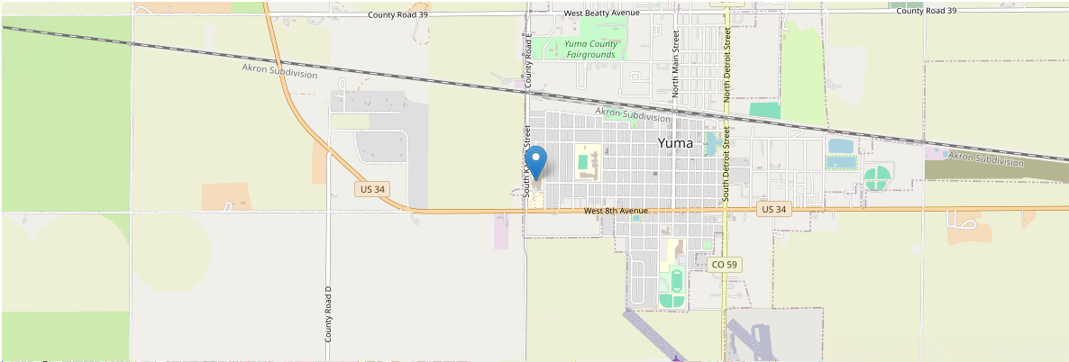 Map - Yuma District Hospital and Clinics Location