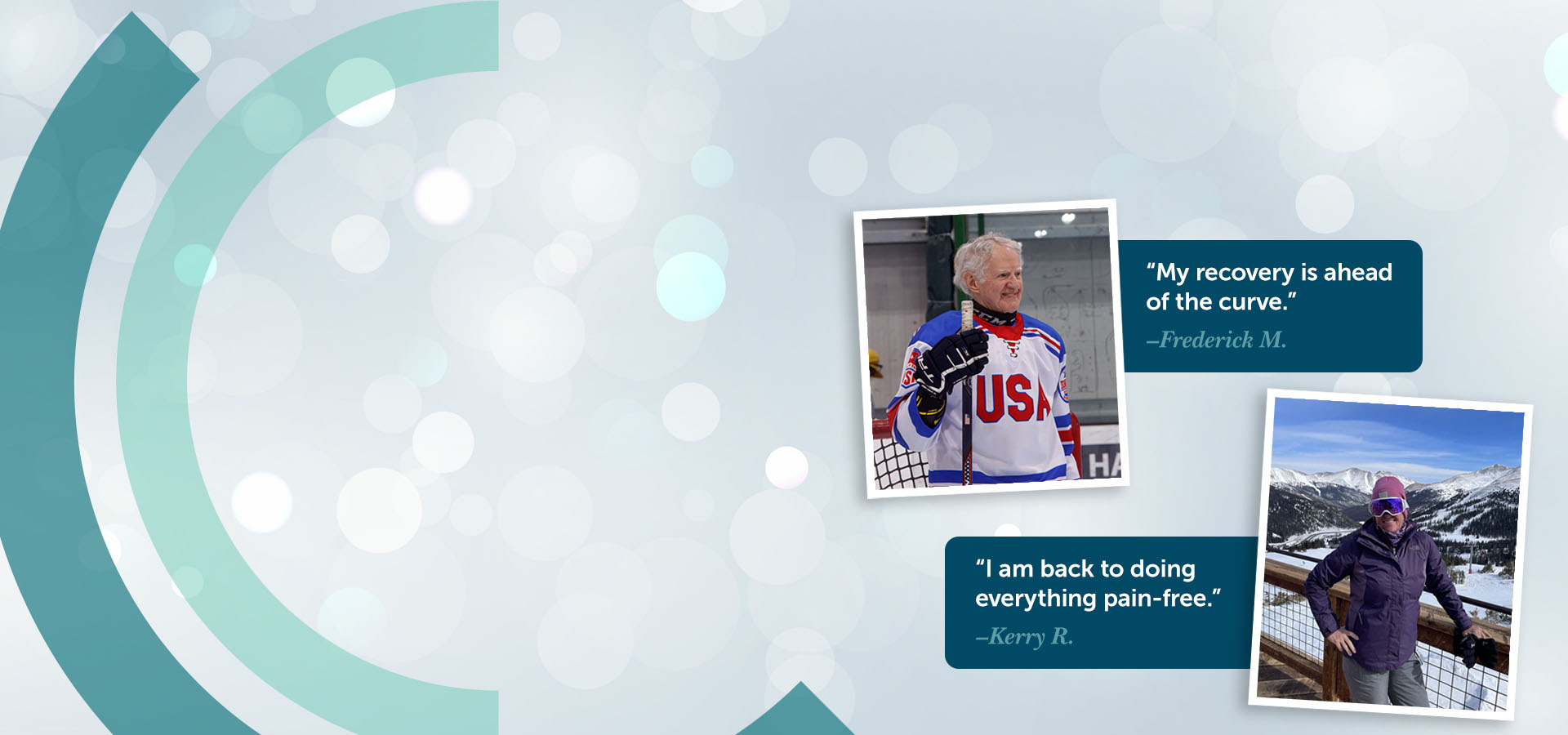 patient photos & quotes
