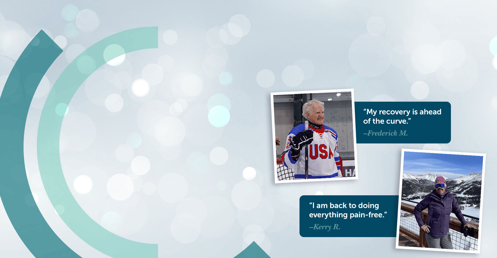 patient photos & quotes