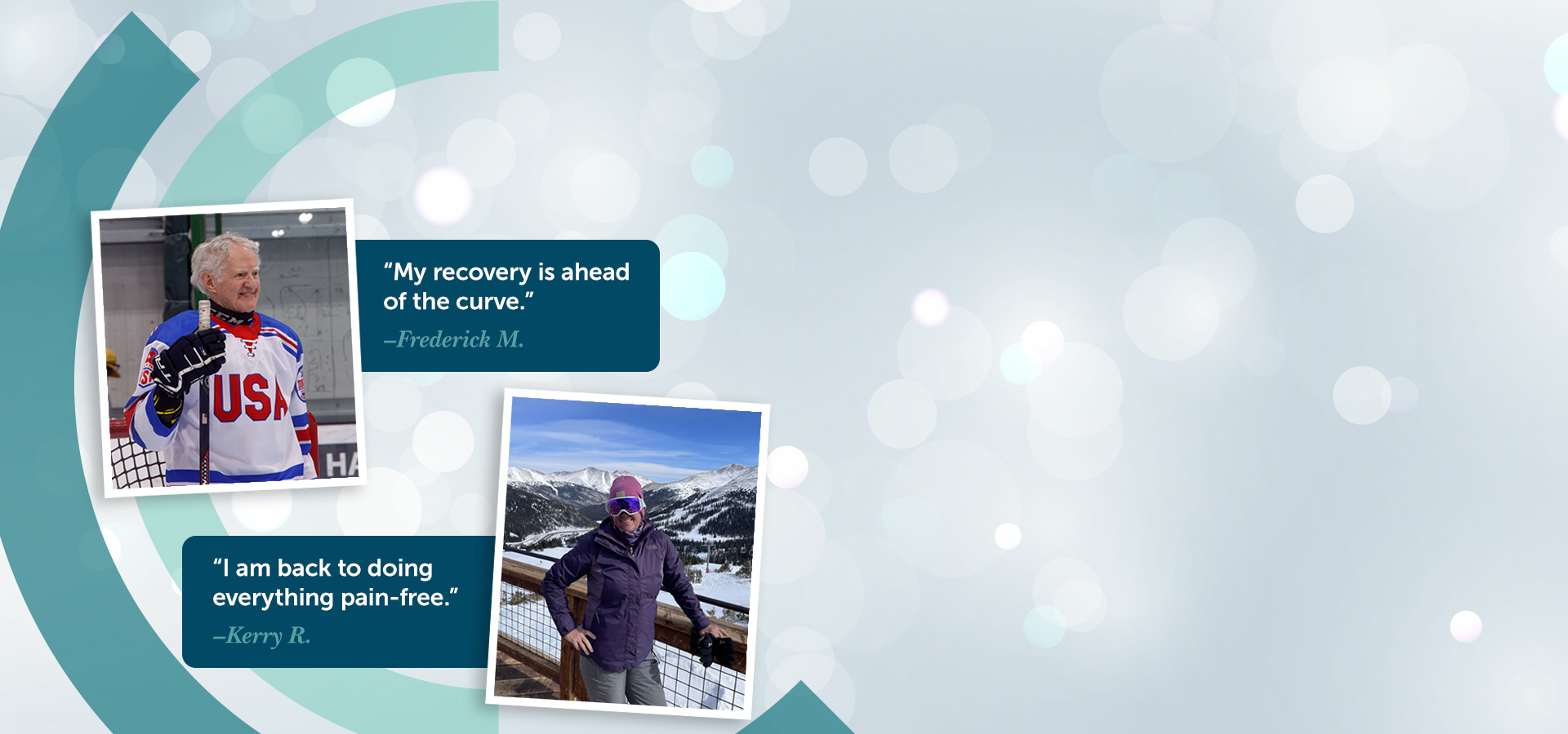 patient photos & quotes