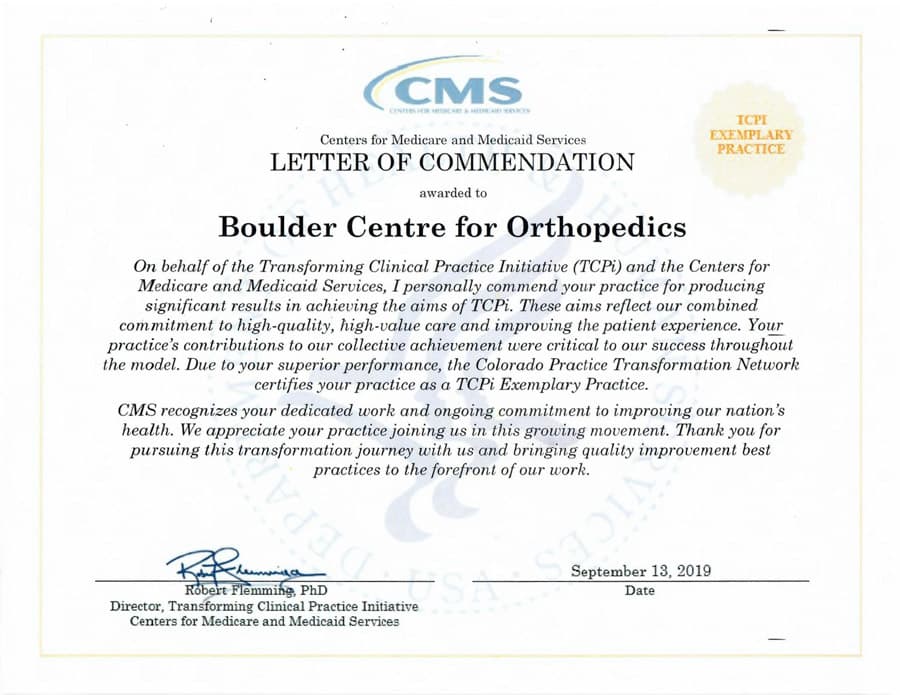 Letter of Commendation
