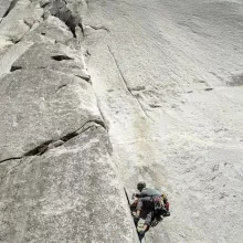 Dr. Igolnikov rock climbing