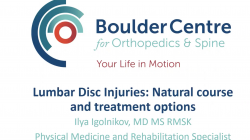 Dr. Ilya Igolnikov Discusses The Natural Course of Lumbar Disc Disease & Efficacy of Treatment Options
